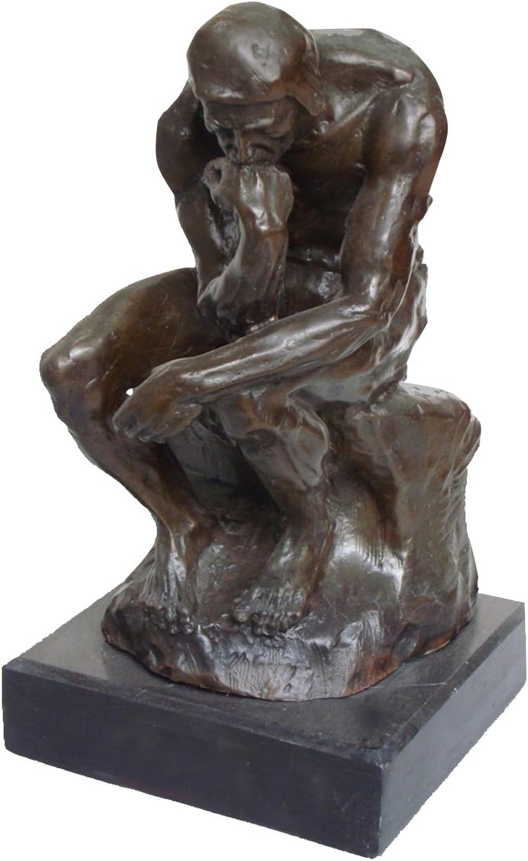 Classical Metal Statue Indoor Thinker Bronze Sculpture