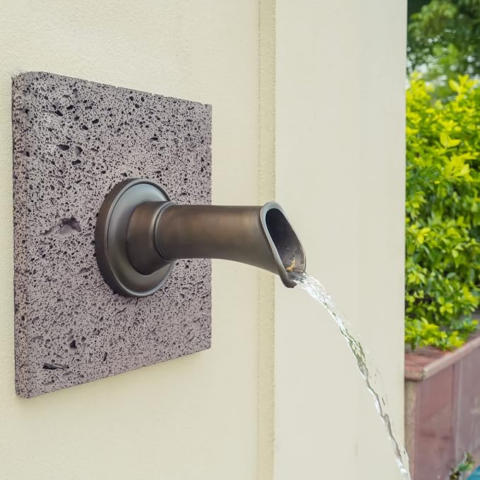Handcrafted Waterfall Spout for Landscape