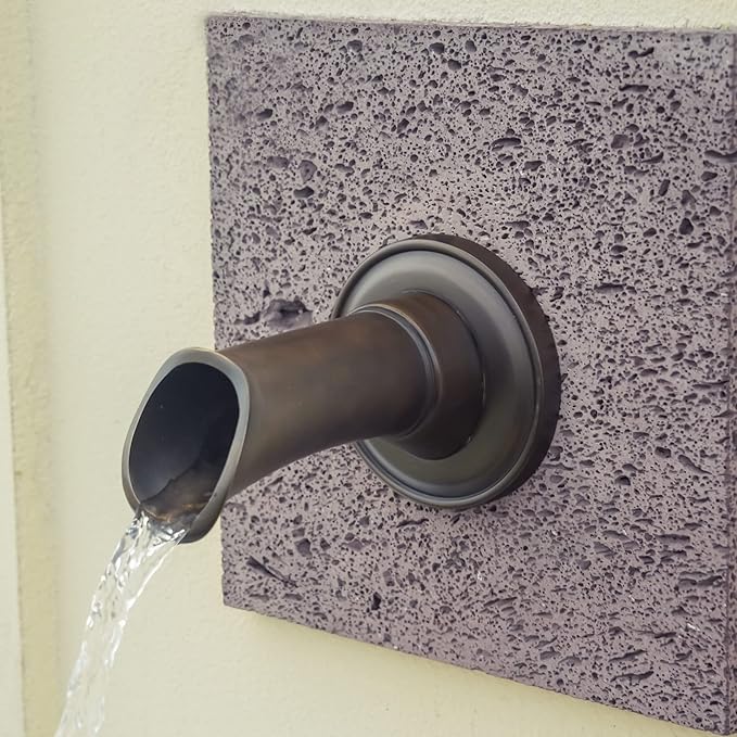 Handcrafted Waterfall Spout for Landscape